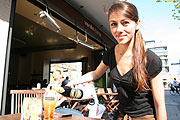 Hier gibt es seit April 2007 auch das frische Cider "Magners" aus Irland (©Foto: Martin Schmitz)